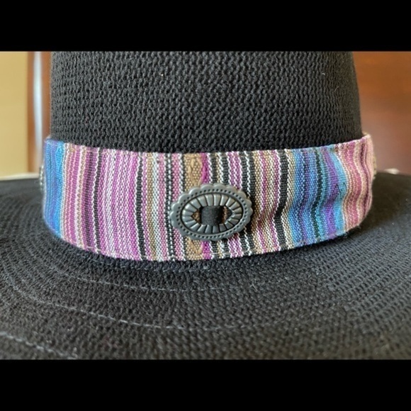 Anthropologie Western Trimmed Boater Hat. NWT